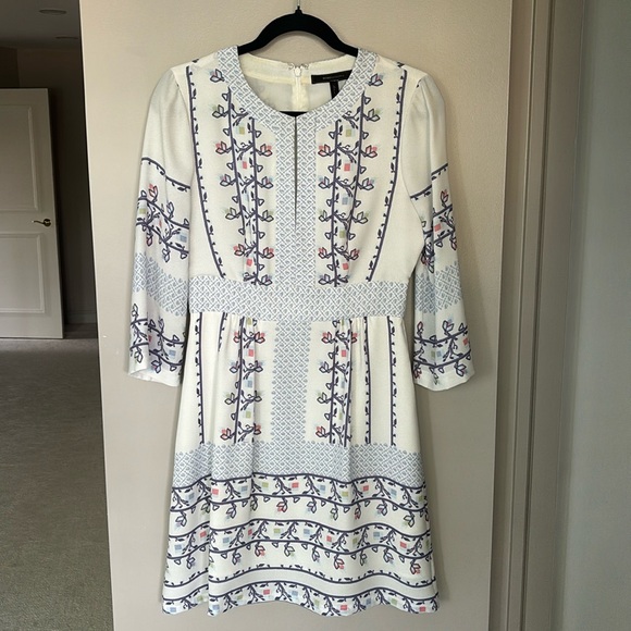 BCBGMaxAzria Floral Dress, Size 4 - Picture 1 of 10